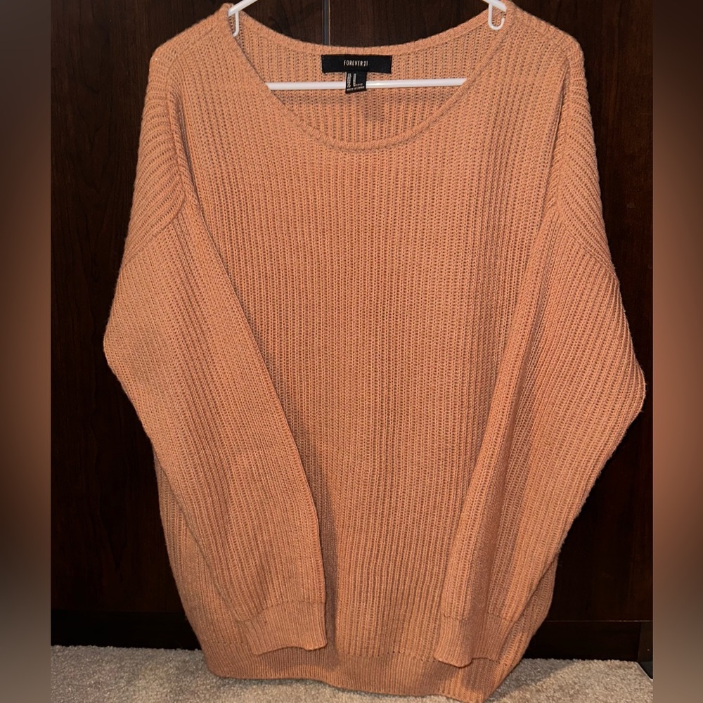 Forever 21 Salmon Pink Sweater!!